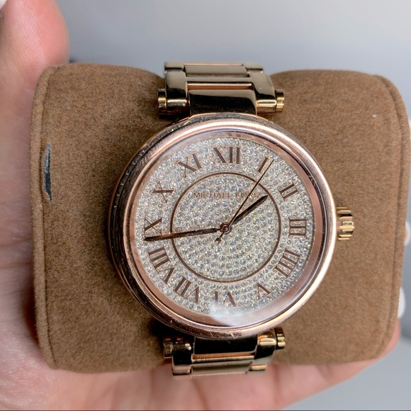 Michael Kors Skyler Rose Gold Watch - Picture 6 of 14